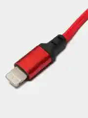 Красный кабель зарядный HOCO X14, Type-C / Micro-USB / Lightning для Android и iPhone