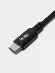 Черный кабель зарядный HOCO X14, Type-C / Micro-USB / Lightning для Android и iPhone