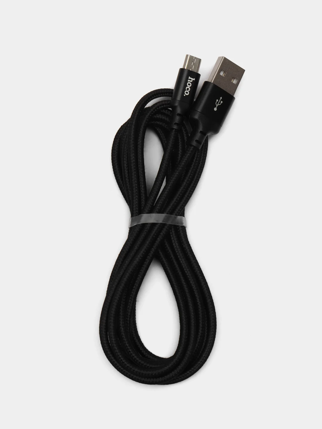 Черный кабель зарядный HOCO X14, Type-C / Micro-USB / Lightning для Android и iPhone