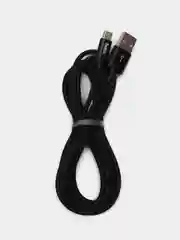 Черный кабель зарядный HOCO X14, Type-C / Micro-USB / Lightning для Android и iPhone