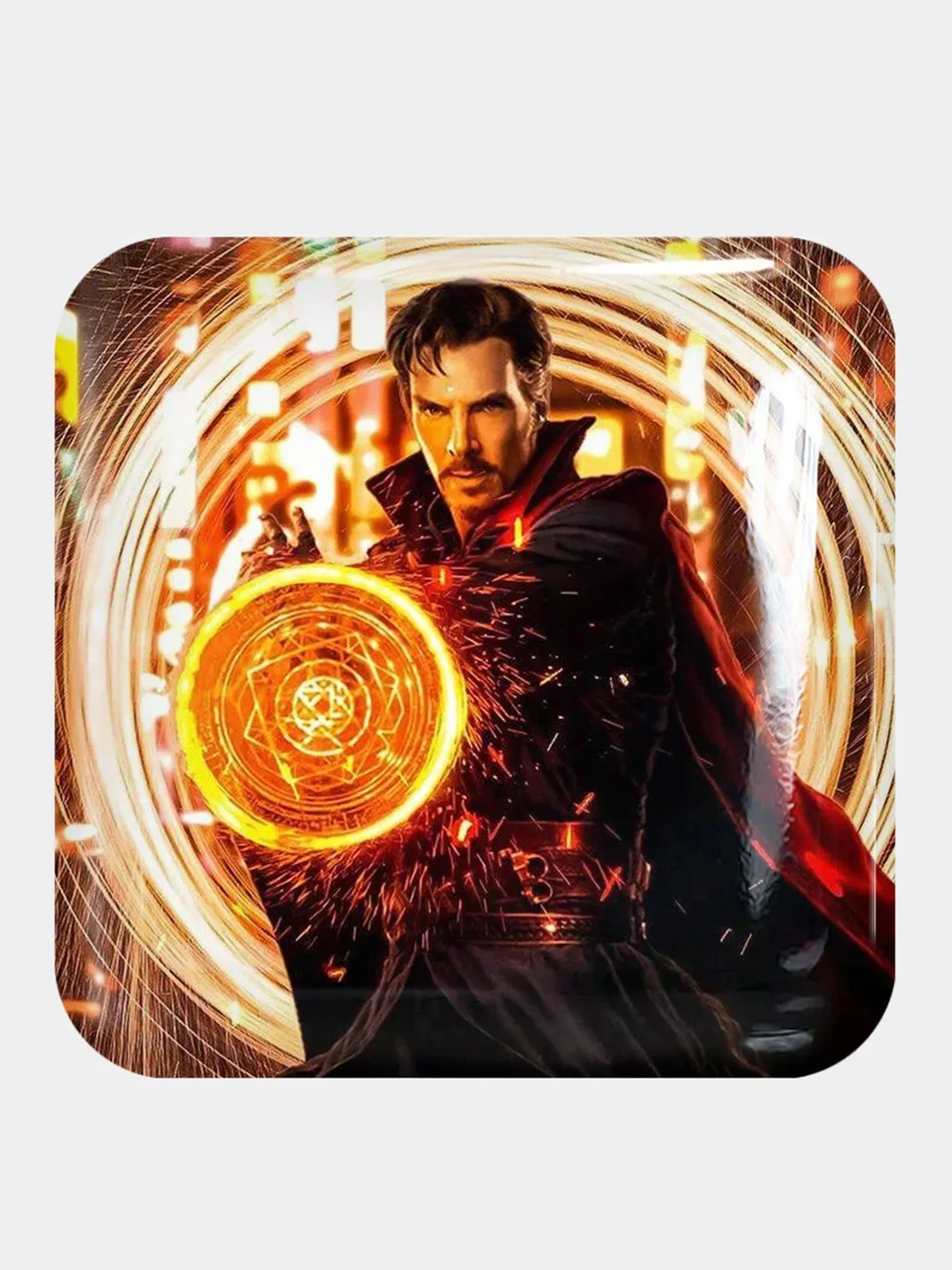 Молочный 3d стикеры (наклейки) на телефон Marvel Мстители