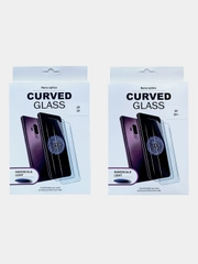 UV Glass защитное стекло с закругленными краями для Samsung Galaxy S8 / S9 / С8 C9 Plus