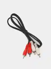 Кабель 2RCA - 2 RCA тюльпаны 1 метр, аудио кабель, стерео кабель, соединительный шнур