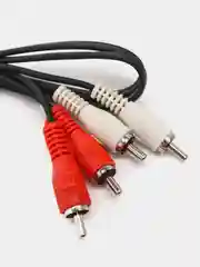 Кабель 2RCA - 2 RCA тюльпаны 1 метр, аудио кабель, стерео кабель, соединительный шнур