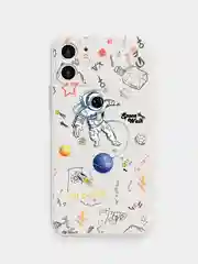 Прозрачный чехол "NASA" для iPhone 7/8 Plus/X/XS/XR Max/11 Pro Max/12/13 Pro max/mini
