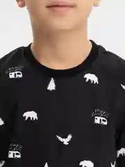 Угольный футболка для мальчика