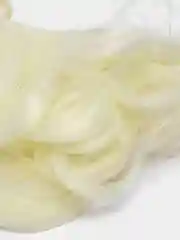 Бежевый трессы-волосы для кукол, кудри 15 см