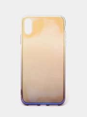 Чехол iPhone XR, Xs Max силиконовый прозрачный с градиентом