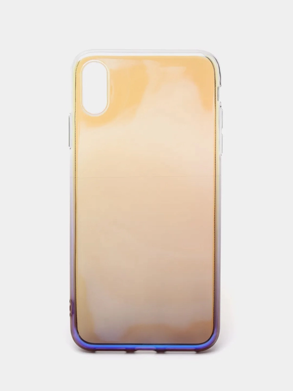 Чехол iPhone XR, Xs Max силиконовый прозрачный с градиентом