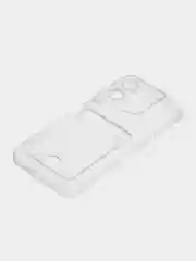 Прозрачный чехол для Tecno Pova Neo 3 (Техно Пова Нео 3) прозрачный, с карманом для карты