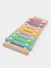Красный детский металлофон (ксилофон)