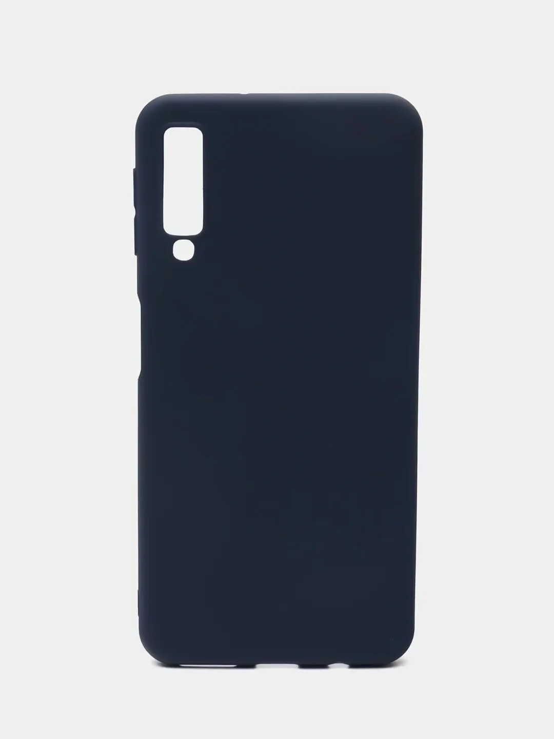 Темно-синий чехол Samsung Galaxy A7 2018 силиконовый A750