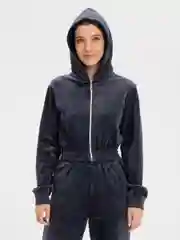 Угольный женский спортивный костюм, велюровый