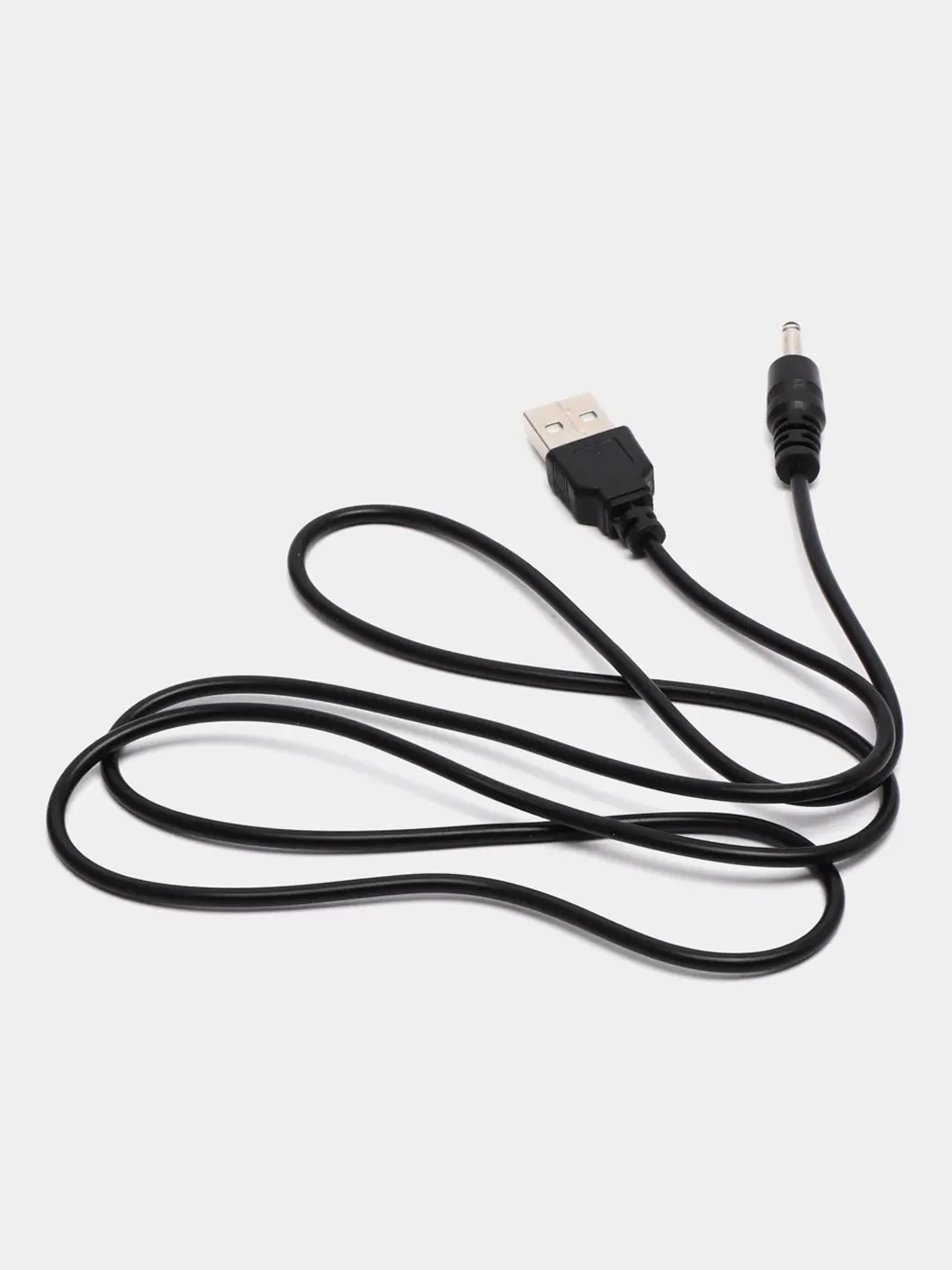Черный кабель usb на штекер 3.5 мм