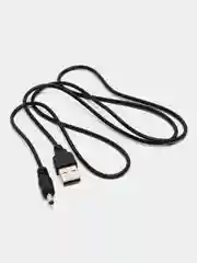 Черный кабель usb на штекер 3.5 мм