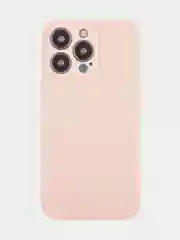 Розовый чехол BROSCORP для Apple iPhone 13 Pro, матовый тонкий силиконовый, с защитой вокруг камер