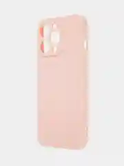Розовый чехол BROSCORP для Apple iPhone 13 Pro, матовый тонкий силиконовый, с защитой вокруг камер