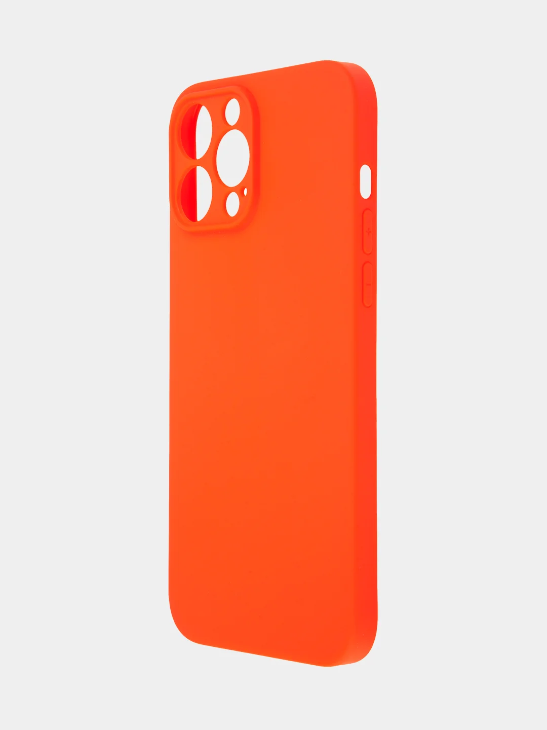 Красный чехол BROSCORP для Apple iPhone 13 Pro, матовый тонкий силиконовый, с защитой вокруг камер