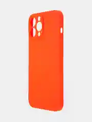 Красный чехол BROSCORP для Apple iPhone 13 Pro, матовый тонкий силиконовый, с защитой вокруг камер