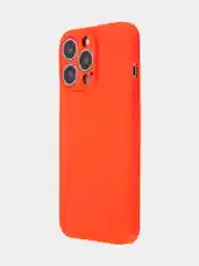 Красный чехол BROSCORP для Apple iPhone 13 Pro, матовый тонкий силиконовый, с защитой вокруг камер