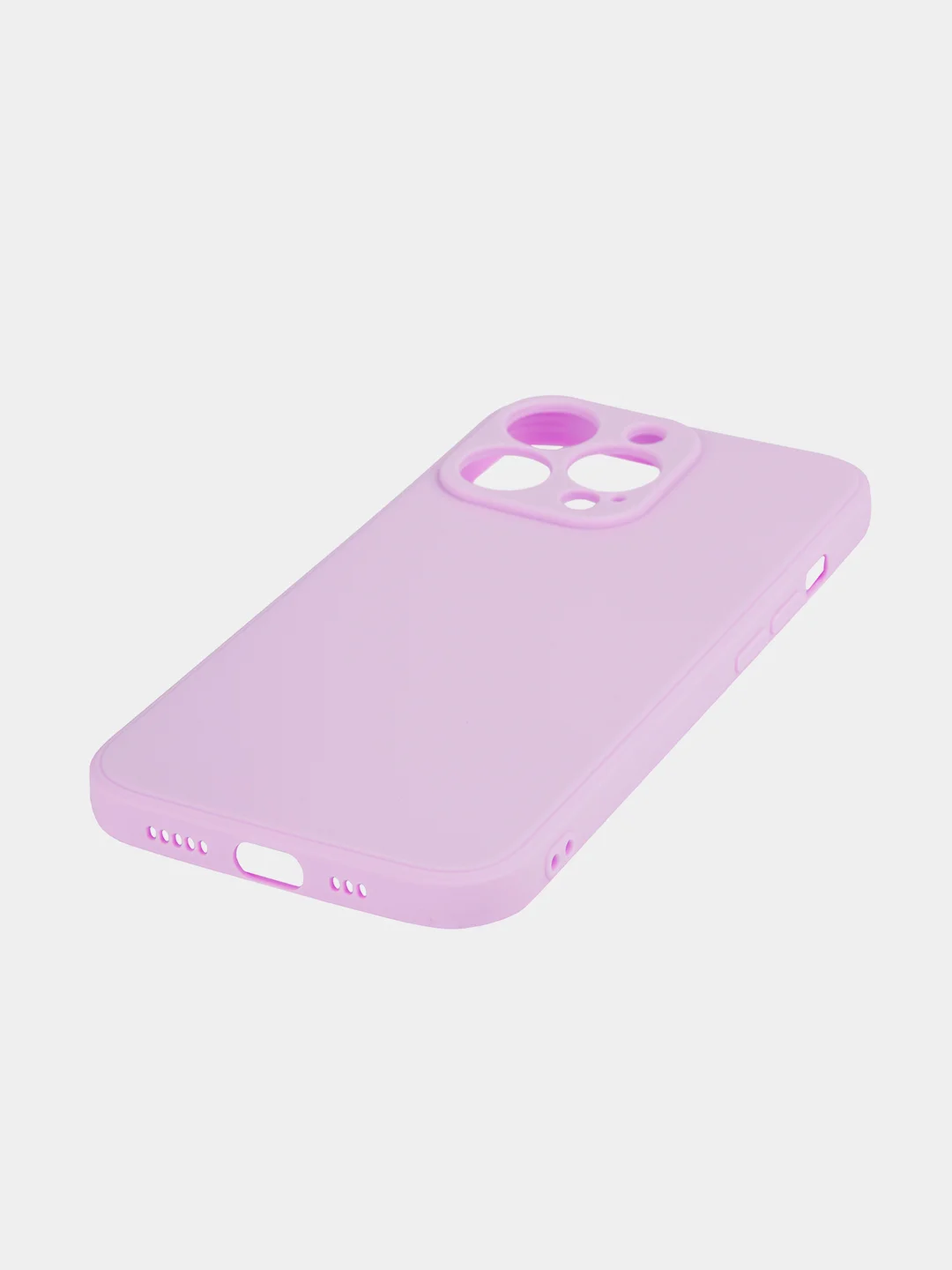 Синий чехол BROSCORP для Apple iPhone 13 Pro, матовый тонкий силиконовый, с защитой вокруг камер