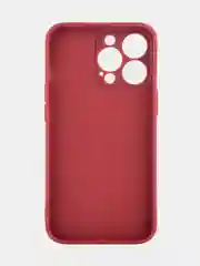 Бордовый чехол BROSCORP для Apple iPhone 13 Pro, матовый тонкий силиконовый, с защитой вокруг камер
