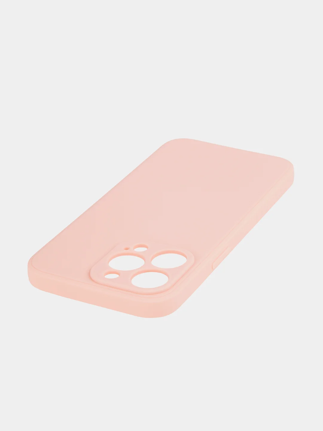 Розовый чехол BROSCORP для Apple iPhone 13 Pro, матовый тонкий силиконовый, с защитой вокруг камер
