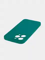 Зеленый чехол BROSCORP для Apple iPhone 13 Pro, матовый тонкий силиконовый, с защитой вокруг камер