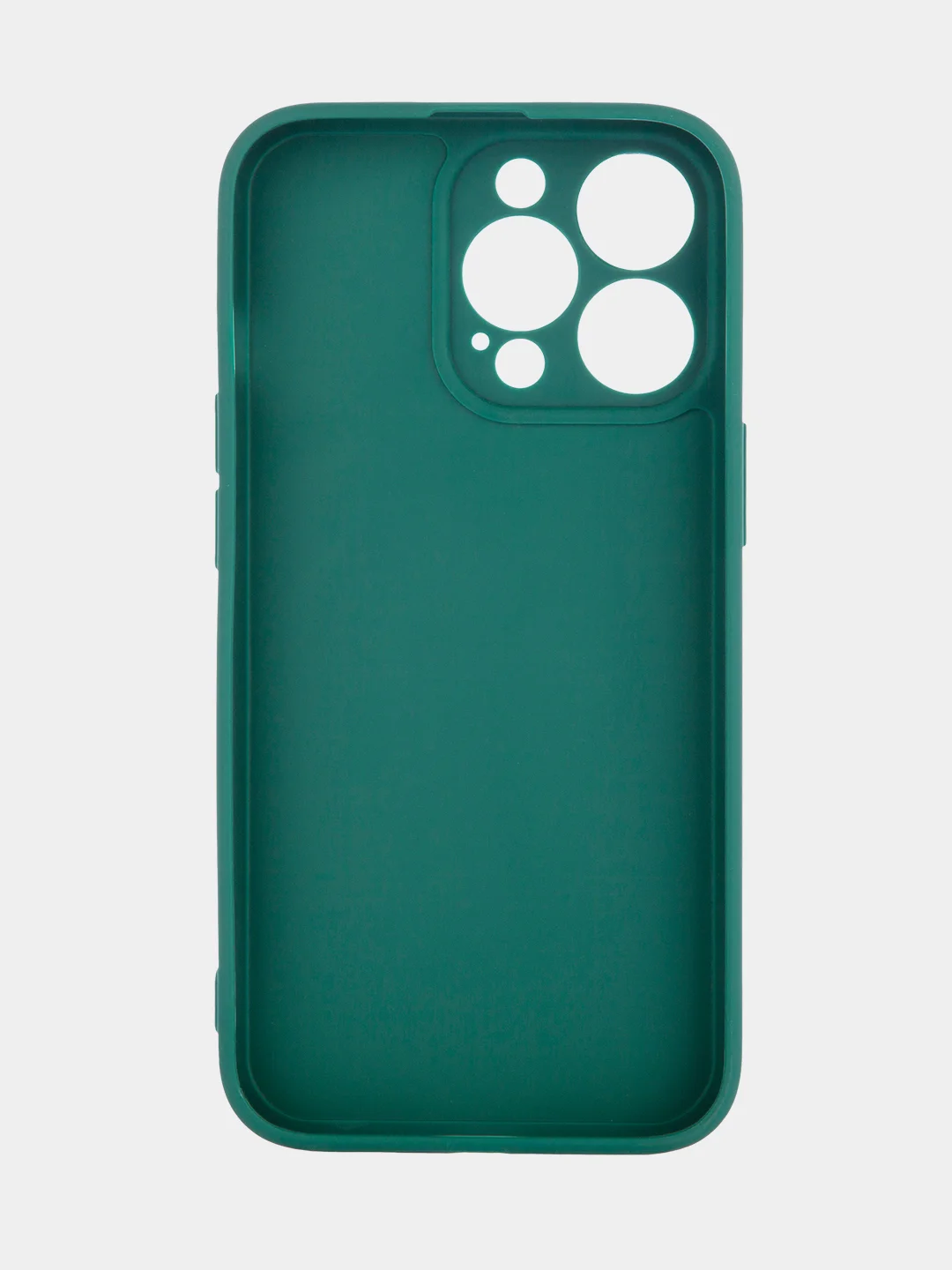 Зеленый чехол BROSCORP для Apple iPhone 13 Pro, матовый тонкий силиконовый, с защитой вокруг камер