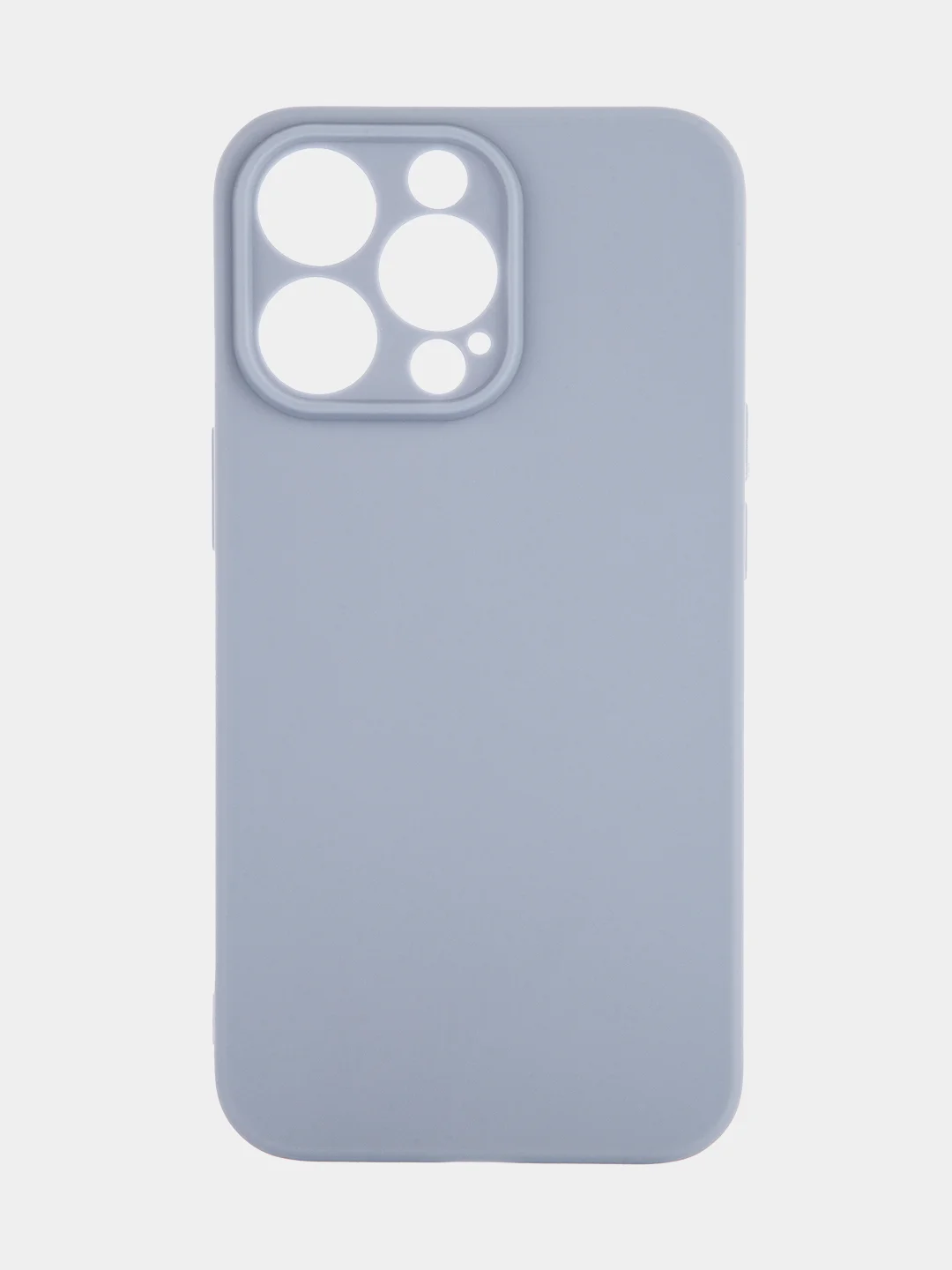 Светло-синий чехол BROSCORP для Apple iPhone 13 Pro, матовый тонкий силиконовый, с защитой вокруг камер