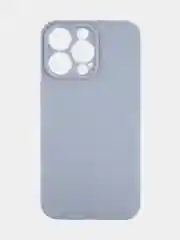 Светло-синий чехол BROSCORP для Apple iPhone 13 Pro, матовый тонкий силиконовый, с защитой вокруг камер
