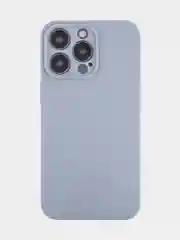 Светло-синий чехол BROSCORP для Apple iPhone 13 Pro, матовый тонкий силиконовый, с защитой вокруг камер