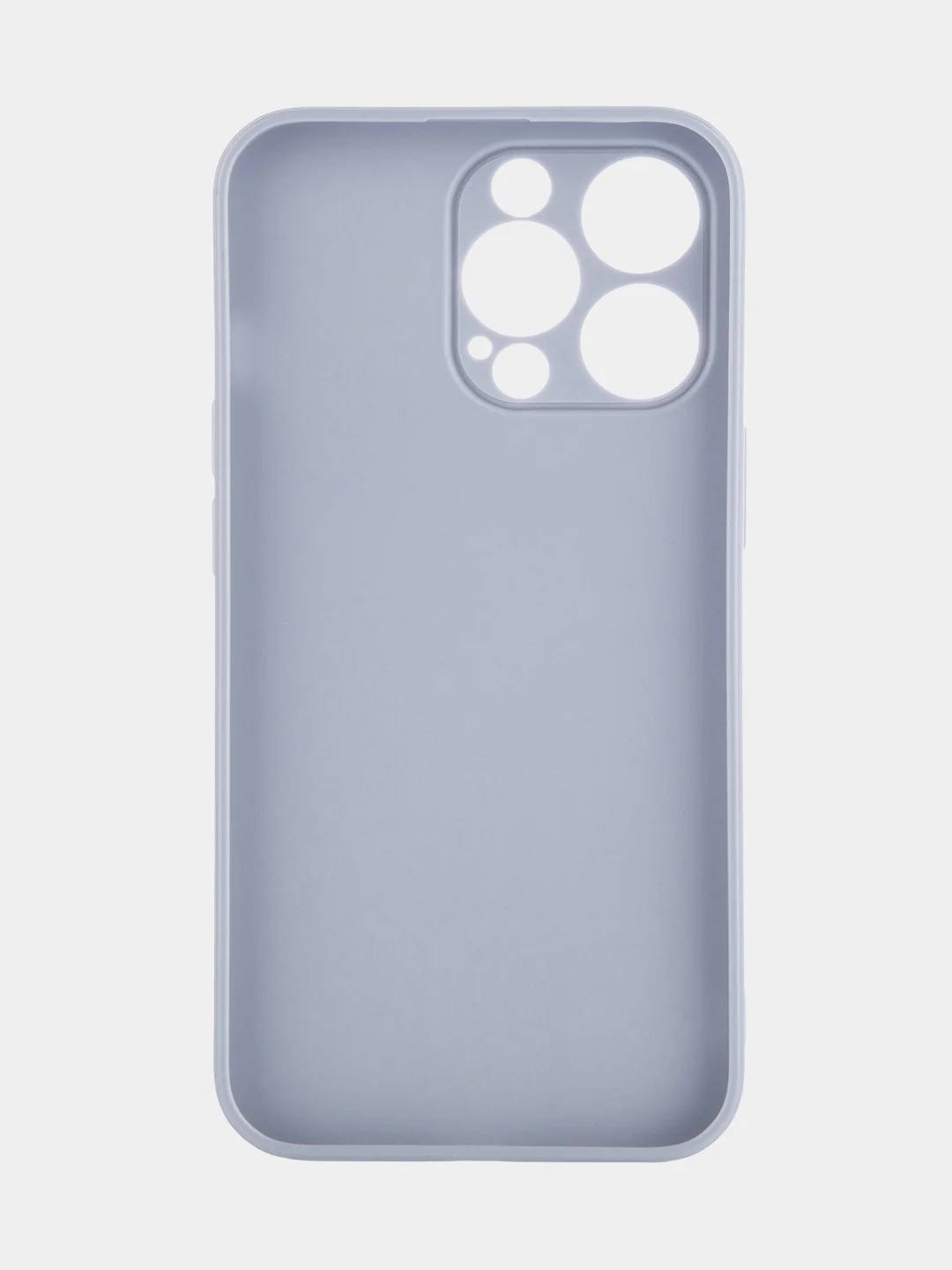 Светло-синий чехол BROSCORP для Apple iPhone 13 Pro, матовый тонкий силиконовый, с защитой вокруг камер