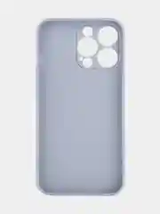 Светло-синий чехол BROSCORP для Apple iPhone 13 Pro, матовый тонкий силиконовый, с защитой вокруг камер