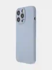 Светло-синий чехол BROSCORP для Apple iPhone 13 Pro, матовый тонкий силиконовый, с защитой вокруг камер