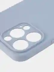 Светло-синий чехол BROSCORP для Apple iPhone 13 Pro, матовый тонкий силиконовый, с защитой вокруг камер
