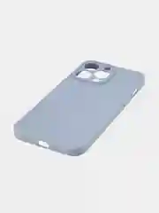 Светло-синий чехол BROSCORP для Apple iPhone 13 Pro, матовый тонкий силиконовый, с защитой вокруг камер