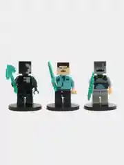 Черный набор фигурок, 6 штук , конструктор