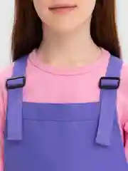 Фиолетовый фартук школьный, детский, для труда, рисования