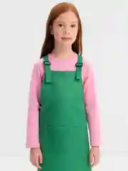 Зеленый фартук школьный, детский, для труда, рисования