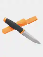 Оранжевый нож с ножнами Ganzo G806