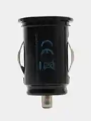 Черный автомобильное зарядное устройство 2 USB 2.1 А в прикуриватель в машину