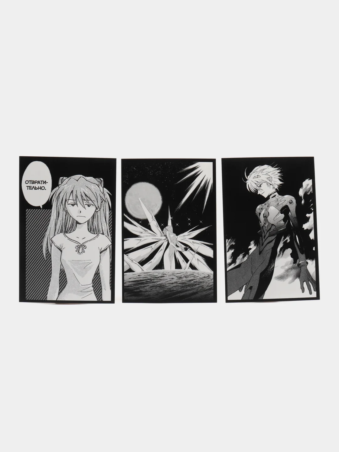 Мини постеры по мотивам аниме "Евангелион", карточки манга Evangelion