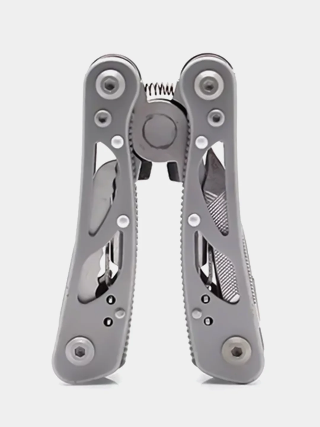 Серый мультитул компактный Ganzo G104S, 11 функций