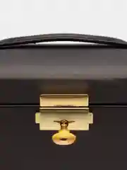 Черный шкатулка для хранения ювелирных украшений, двух размеров