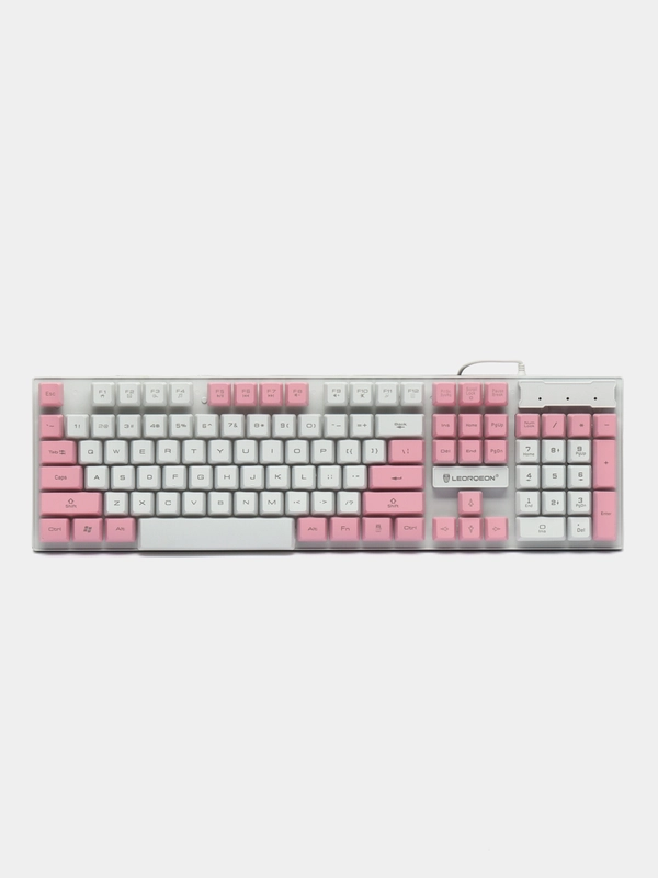 Проводная клавиатура LEORQEON N35 с RGB подсветкой для компьютера