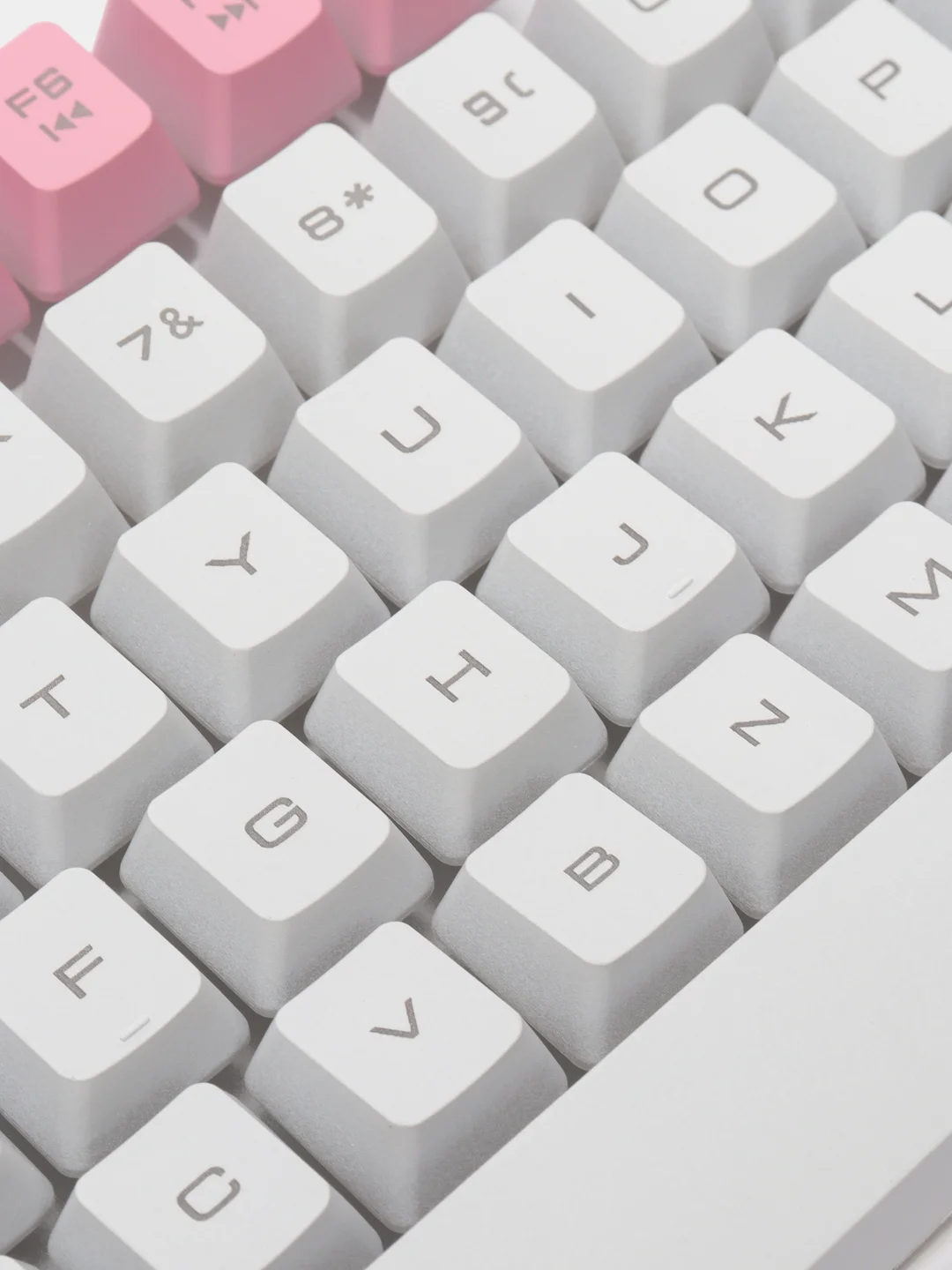 Розовый проводная клавиатура LEORQEON N35 с RGB подсветкой для компьютера