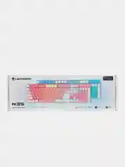 Синий проводная клавиатура LEORQEON N35 с RGB подсветкой для компьютера