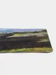 Зеленый коврик для мыши и клавиатуры "Танки", 800 х 300 мм