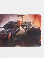 Коралловый коврик для мыши и клавиатуры "Танки", 800 х 300 мм